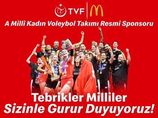 McDonald's Türkiye’den Filenin Sultanları’na tebrik mesajı