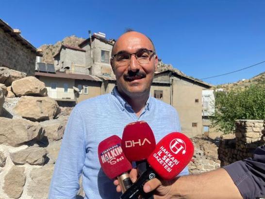 Çukurca'da butik otele dönüşecek 400 yıllık kale evlerde restorasyon sürüyor