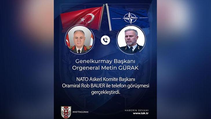 Orgeneral Gürak, NATO Askeri Komite Başkanı ile görüştü