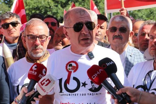 Ümit Özdağ ve partililer, İnebolu'dan Ankara'ya yürüdü