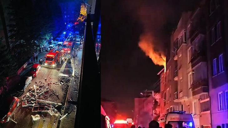 Açık bırakılan ocak, patlamaya neden olmuş