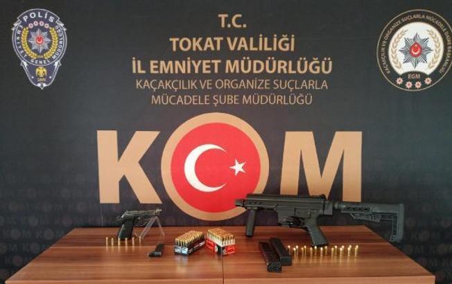 Tokat'ta uzun namlulu silah ele geçirildi