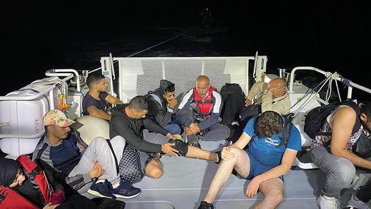 Bodrum’da 44 kaçak göçmen kurtarıldı