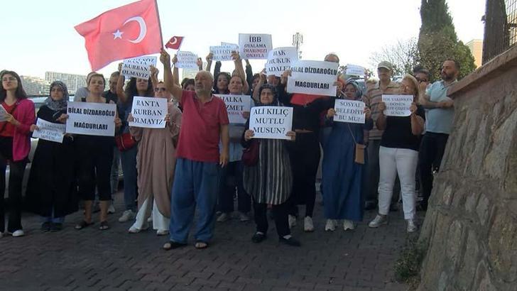 Maltepe'de 'çürük' sitede protesto; ek süre verildi