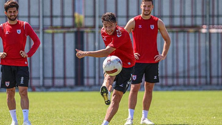 Samsunspor'da Muhammed Gümüşkaya ilk antrenmanına çıktı