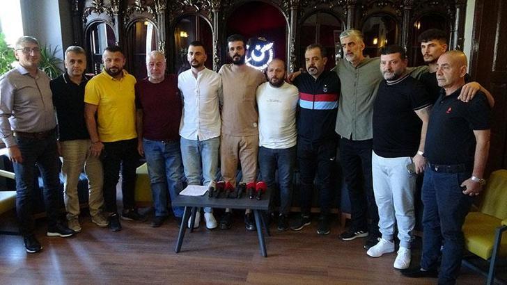 Trabzonspor taraftarlarından başkan ve yönetime destek