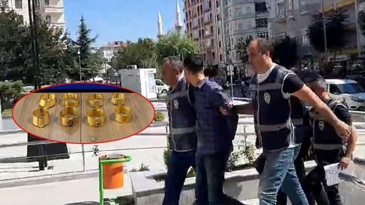 Çorum'da kuyumcuyu sahte altınla dolandıran 2 şüpheli Sivas'ta yakalandı