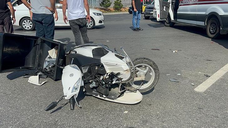 Başakşehir'de motosiklet kazası: Sürücü ağır yaralandı