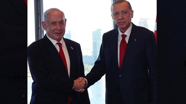 Cumhurbaşkanı Erdoğan, İsrail Başbakanı Netanyahu ile görüştü