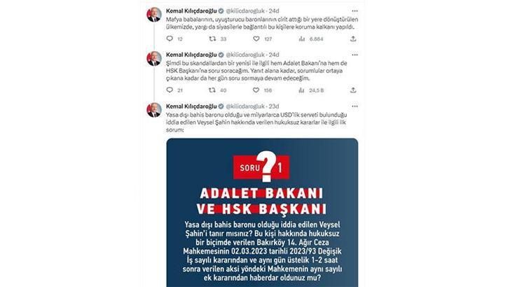 KılıçdaroÄŸlu'ndan 'Veysel Åžahin' paylaşımı