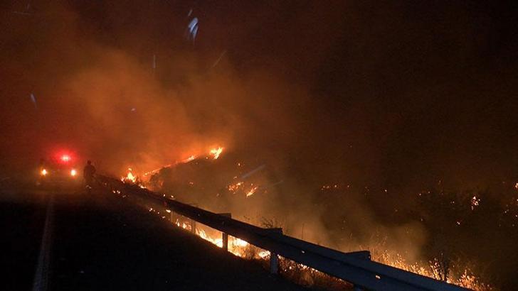 Malatya'da dağdaki yangın 3 saatte kontrol altına alındı