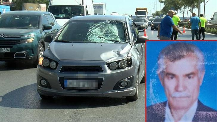 Kartal'da yolun karşısına geçmek isterken otomobilin çarptığı yaya hayatını kaybetti