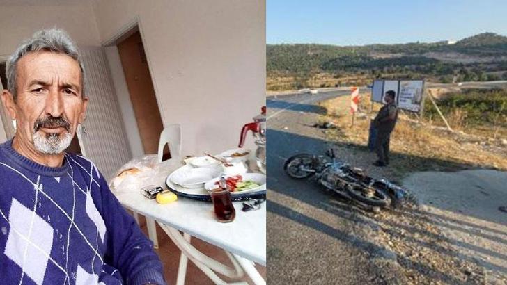 Otomobille çarpışan motosikletin sürücüsü öldü