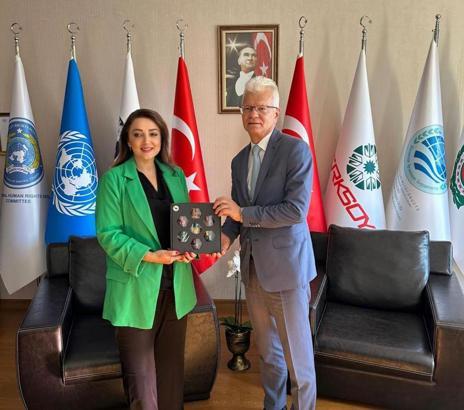 ULUSKON BaÅŸkanı Atasoy, Litvanya Büyükelçisi Degutis ile bir araya geldi