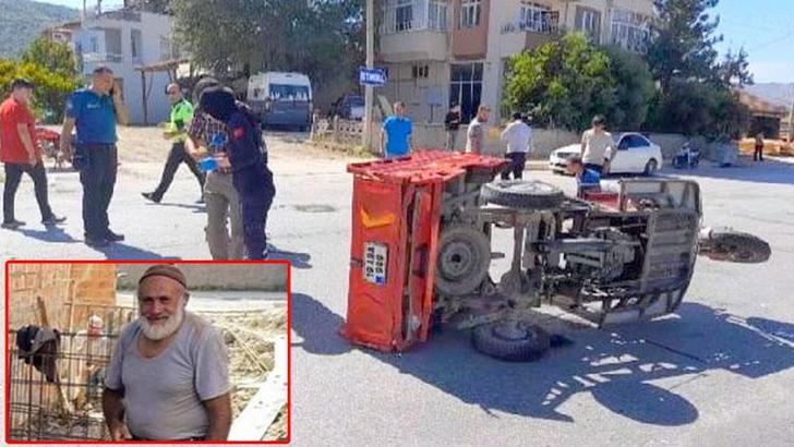 Otomobille çarpışan 3 tekerlekli motosiklette 2 kişi ağır yaralanmıştı; 1'i öldü