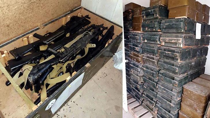 Kelbecer’de çok sayıda mühimmat ele geçirildi