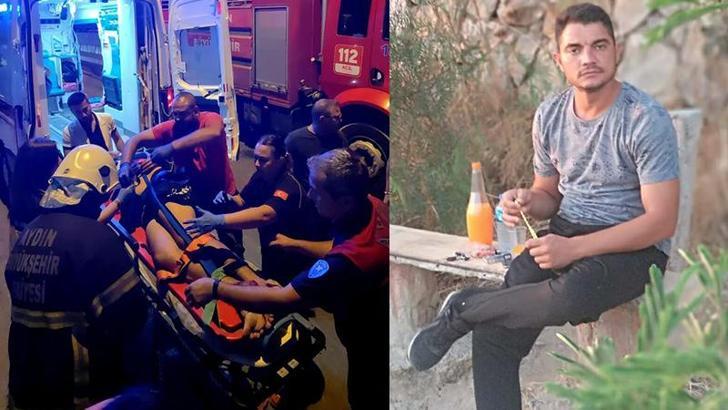 Kazada otomobilden fırlayıp, beline demir bariyer saplanan sürücü yaşama tutunamadı