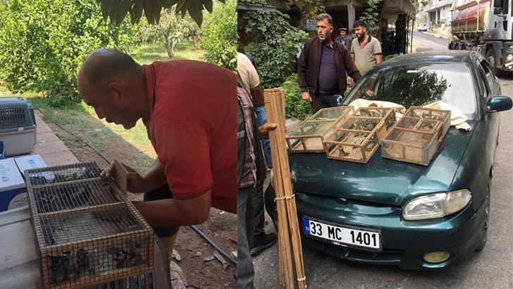 30 saka kuşu avına 73 bin lira ceza