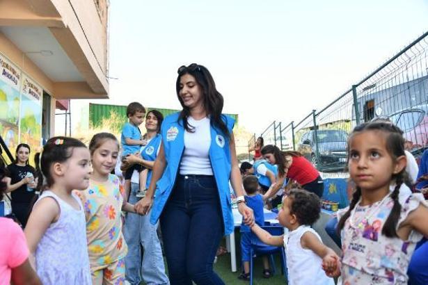 Yenişehir Belediyesi ekipleri Hatay'da çocuklarla buluştu