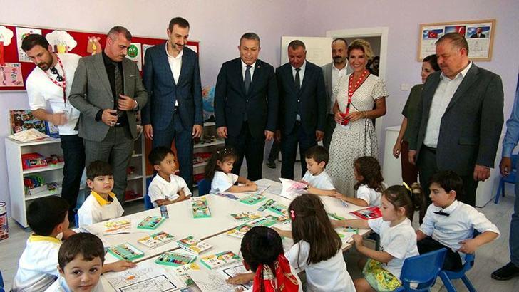 Çocuklar Gülsün Derneği'nin Kilis'te yaptırdığı anaokulu açıldı