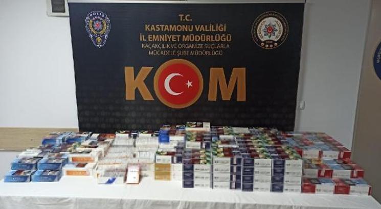 Kastamonu'da tütün kaçakçılığı operasyonu: 2 gözaltı