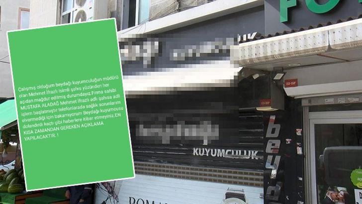 Bahçelievler’de iddiaların odağındaki kuyumcu: Biz de mağduruz