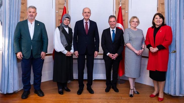 TBMM Başkanı Kurtulmuş, Dublin Büyükelçiliğini ziyaret etti