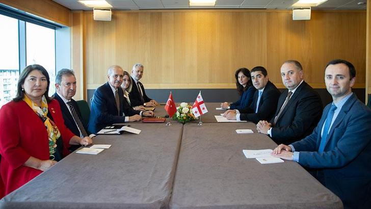 Kurtulmuş, Gürcistan ve Estonyalı mevkidaşlarıyla görüştü