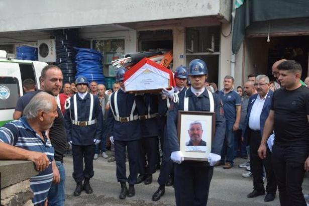 Kazada hayatını kaybeden terör gazisi Görelespor başkanı için askeri tören