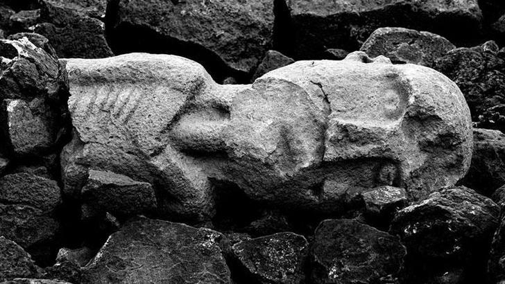 Göbeklitepe'de insan ve hayvan heykeli bulundu