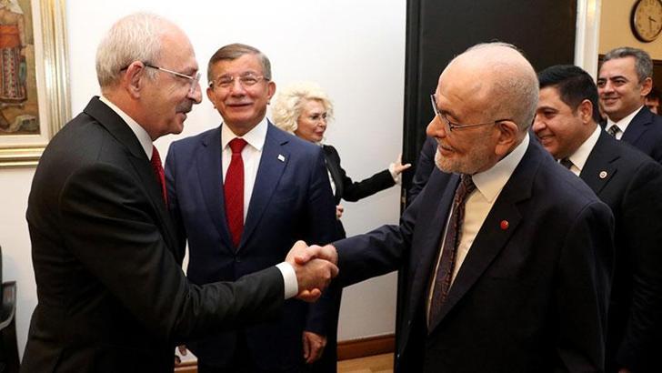 Kılıçdaroğlu, Karamollaoğlu ve Davutoğlu ile görüştü