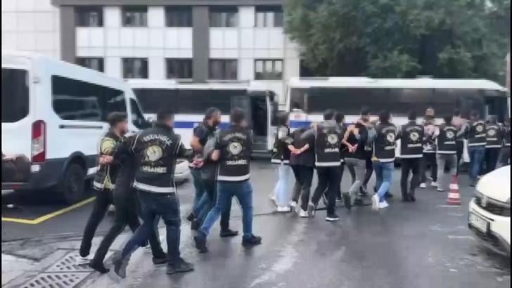 Şahinler suç örgütü soruşturmasında 22 tutuklama