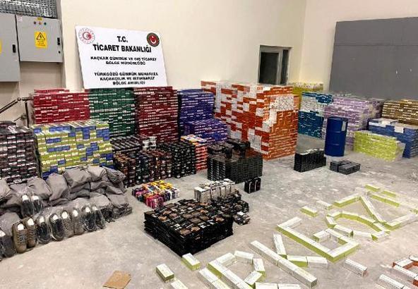 Türkgözü’nde 21,4 milyon TL değerinde kaçak eşya ele geçirildi