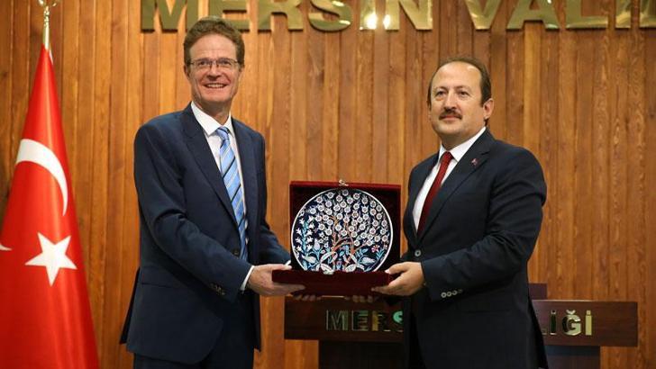 AB Türkiye Delegasyonu Başkanı Mersin'de