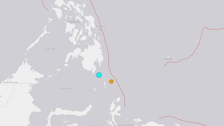 Filipinler’in açıklarında 6.4 büyüklüğünde deprem