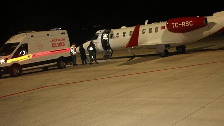 Ambulans uçak, Down Sendromlu Muhammet bebek için havalandı