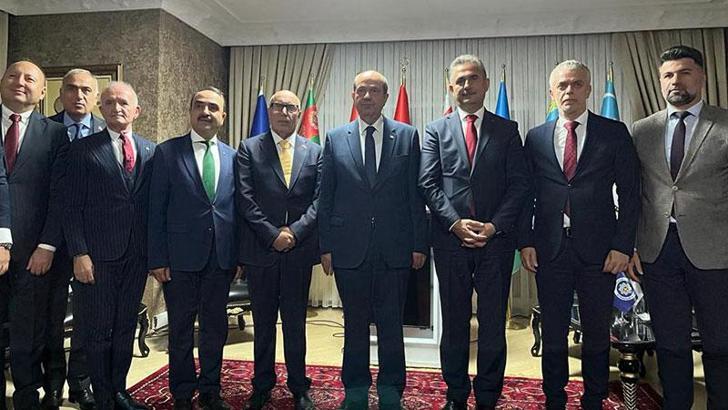 KKTC Cumhurbaşkanı Tatar, TDMMB'yi ziyaret etti