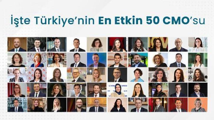 Türkiye'nin 'En Etkin 50 CMO'su belli oldu, listenin yarısından fazlası kadın