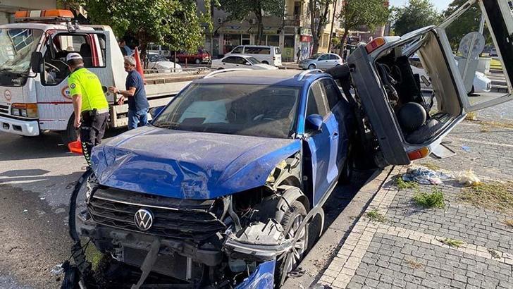 Kayseri’de otomobiller çarpıştı: 2 yaralı