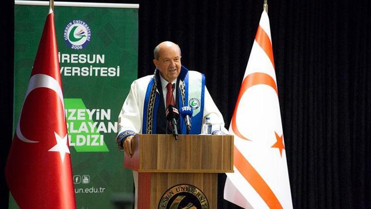 KKTC Cumhurbaşkanı Tatar: Sinsi oyunlara, tuzağa karşı dimdik ayakta duracağız