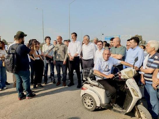 Erkan Baş 'Özgürlük Yürüyüşü'nün 9'uncu gününde Adana'da