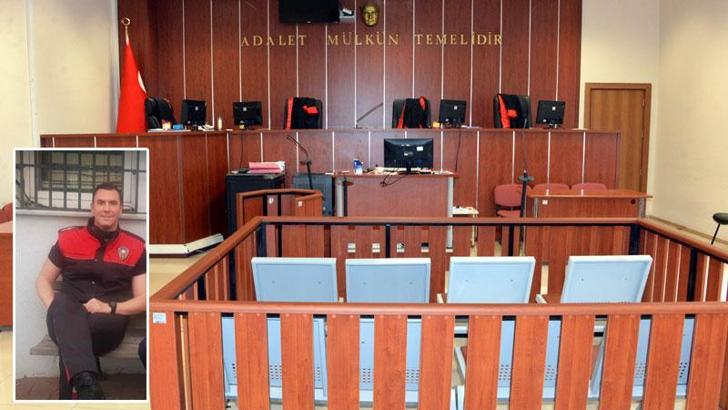 Kağıthane'de ÅŸehit olan polis memurunun hamile eÅŸi gözyaÅŸlarıyla duruÅŸmayı izledi