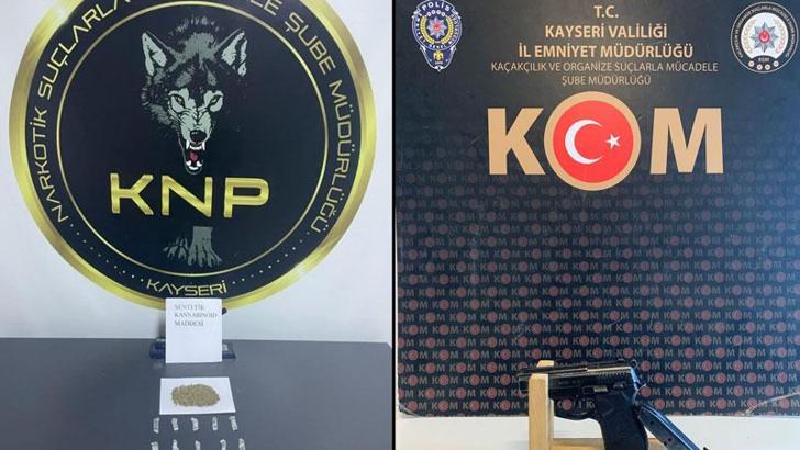 Kayseri'de eş zamanlı operasyonlarda 38 kişi yakalandı