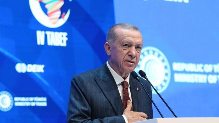 Erdoğan: Gazze'ye yardım götüren ilk kargo uçağı El Ariş Havalimanı'na indi