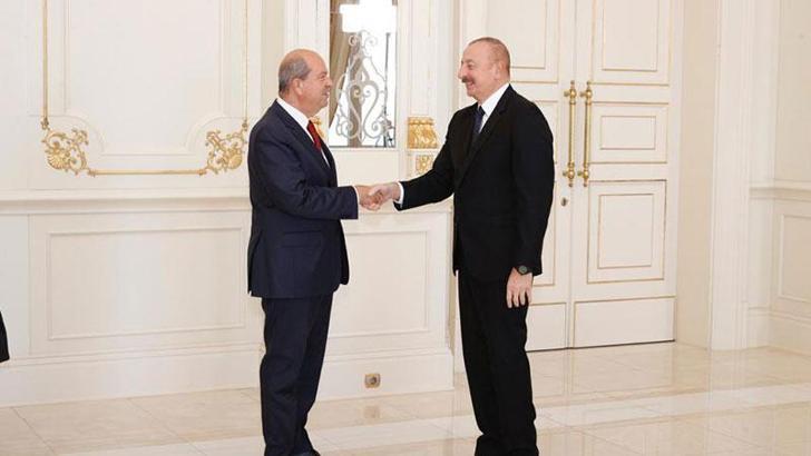 KKTC Cumhurbaşkanı Tatar, Aliyev ile görüştü