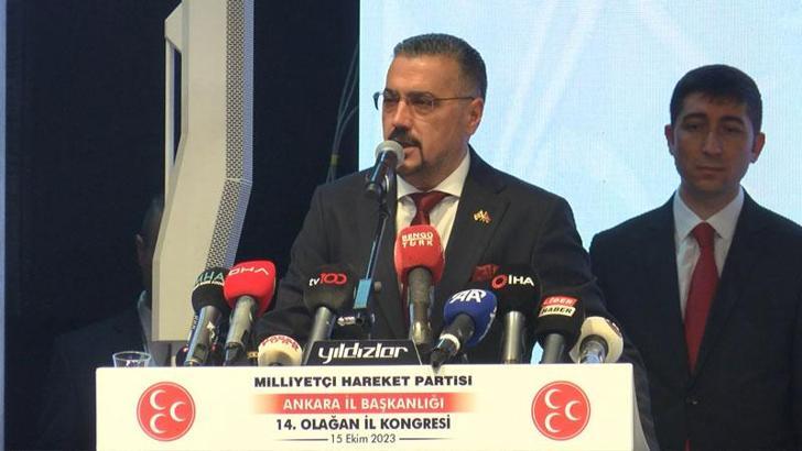 Alparslan Doğan, yeniden MHP Ankara İl Başkanı seçildi