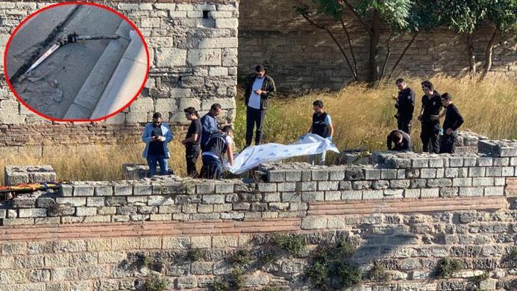 Fatih'te Topkapı Surlarında erkek cesedi bulundu