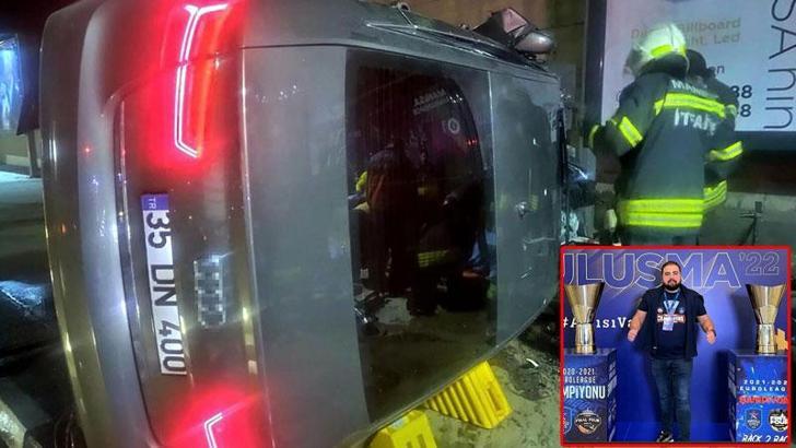 Manisa’da otomobil devrildi; 1 ölü, 2 yaralı