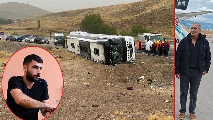 Sivas’ta 7 kişinin öldüğü otobüs kazasında babasını kaybeden Vedat: Otobüsü çok dengesiz kullanıyordu
