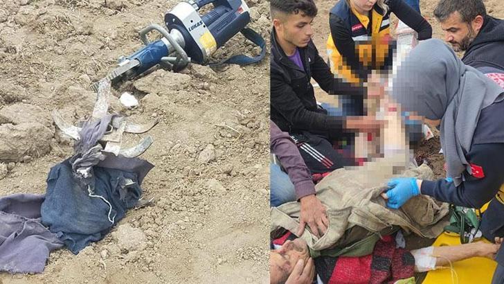 Ayaklarını çapa motoruna kaptırdı, ambulans helikopterle sevk edildi